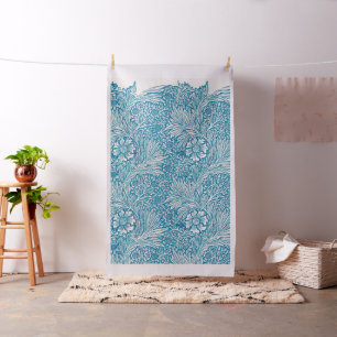 Tela Ilustracion de ornamento azul marrón vintage