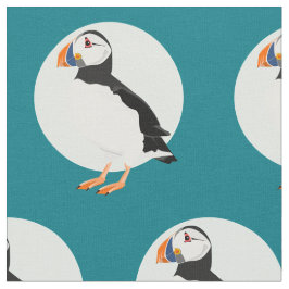Tela Ilustracion de pájaro de Puffin