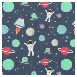 Tela Ilustracion de patrón de espacio