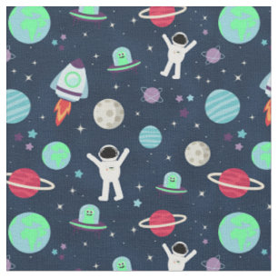 Tela Ilustración de patrón espacial