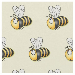 Tela Ilustracion de personalizado de abejas alegres