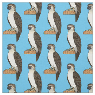 Tela Ilustracion de personalizado de aves águilas de Fi
