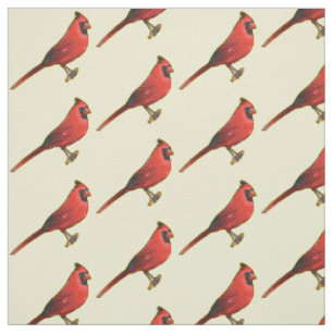 Tela Ilustracion de personalizado de aves cardinales de