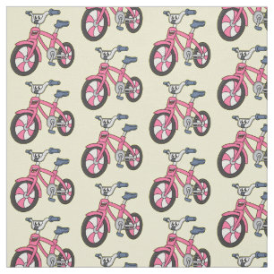 Tela Ilustracion de personalizado de bicicleta de niños