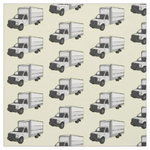 Tela Ilustracion de personalizado de camiones de cajas