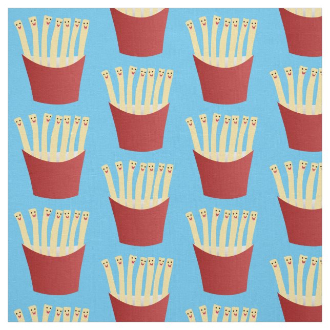 Tela Ilustracion de personalizado de comida rápida de p (Retal)