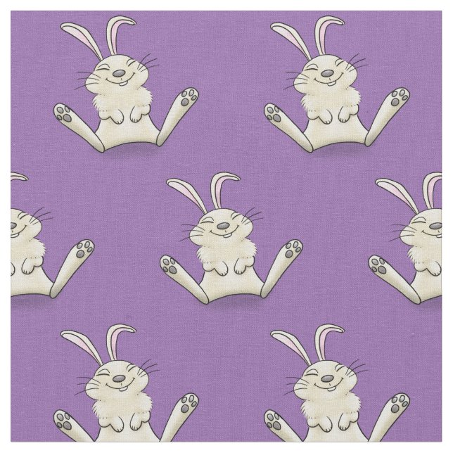 Tela Ilustracion de personalizado de conejo de conejo d (De cerca)