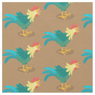 Tela Ilustracion de personalizado de gallo de entrego g