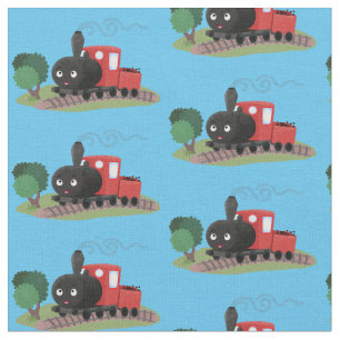 Tela Ilustracion de personalizado de locomotora de trac