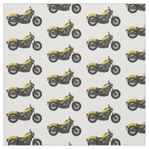 Tela Ilustracion de personalizado de motocicleta de cru