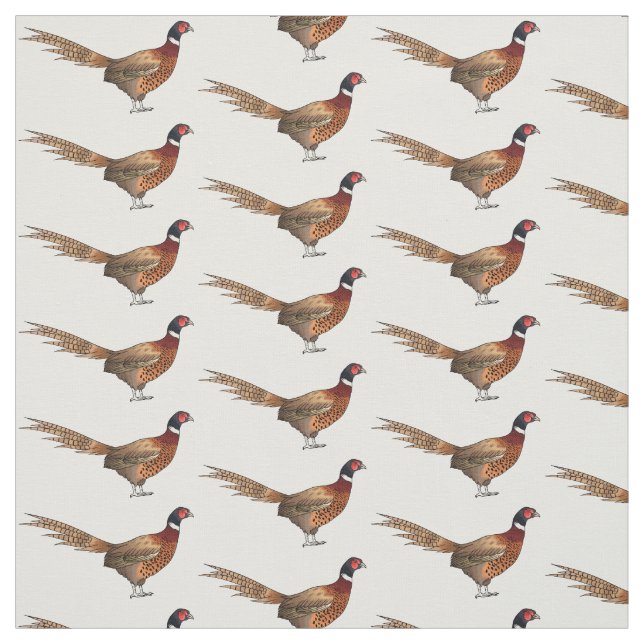Tela Ilustracion de personalizado de pájaro de cuello a (Retal)