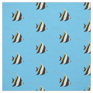Tela Ilustracion de personalizado de peces moro