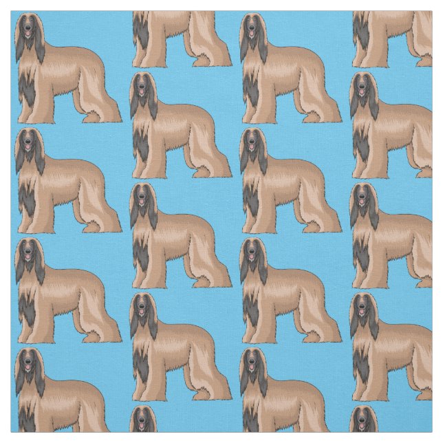 Tela Ilustracion de personalizado de perro de perro per (Retal)