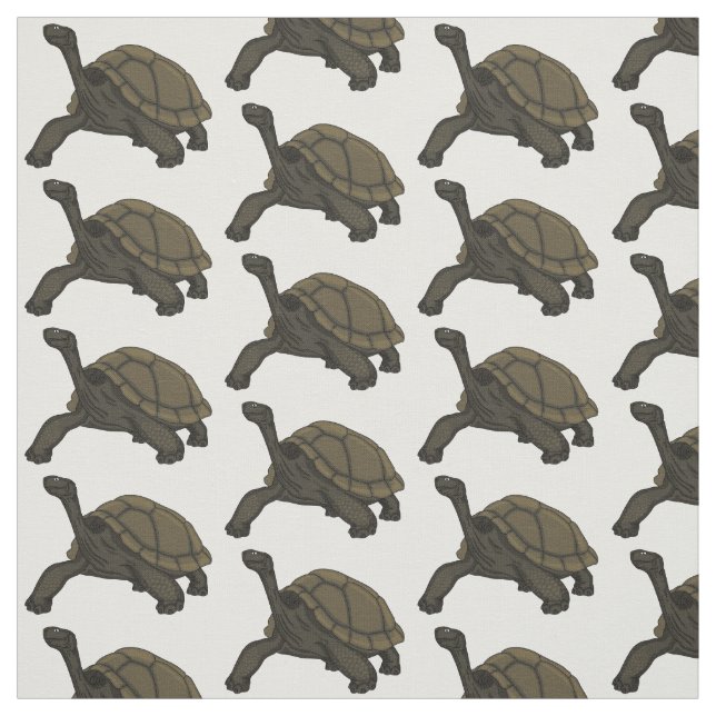 Tela Ilustracion de tortugas terrestres de Galápagos (Retal)