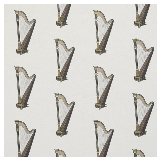 Tela Ilustracion Harp personalizado (Retal)