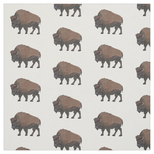 Tela Ilustracion personalizado Bison (Retal)