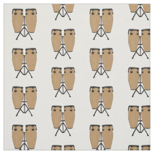 Tela Ilustracion personalizado Bongo drum
