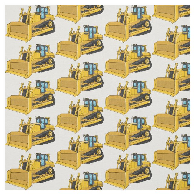 Tela Ilustracion personalizado Bulldozer (Retal)