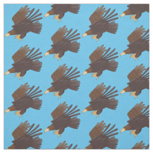 Tela Ilustracion personalizado de águila dorada diverti