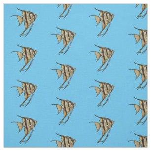 Tela Ilustracion personalizado de Angelfish