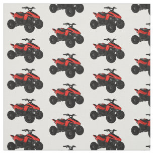Tela Ilustracion personalizado de atv de cuatro bicicle