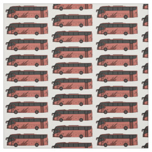 Tela Ilustracion personalizado de autobús