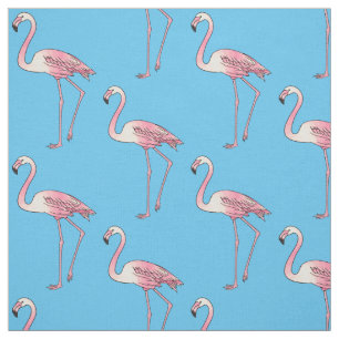 Tela Ilustracion personalizado de aves de Flamingo