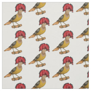 Tela Ilustracion personalizado de aves Royal flycatcher