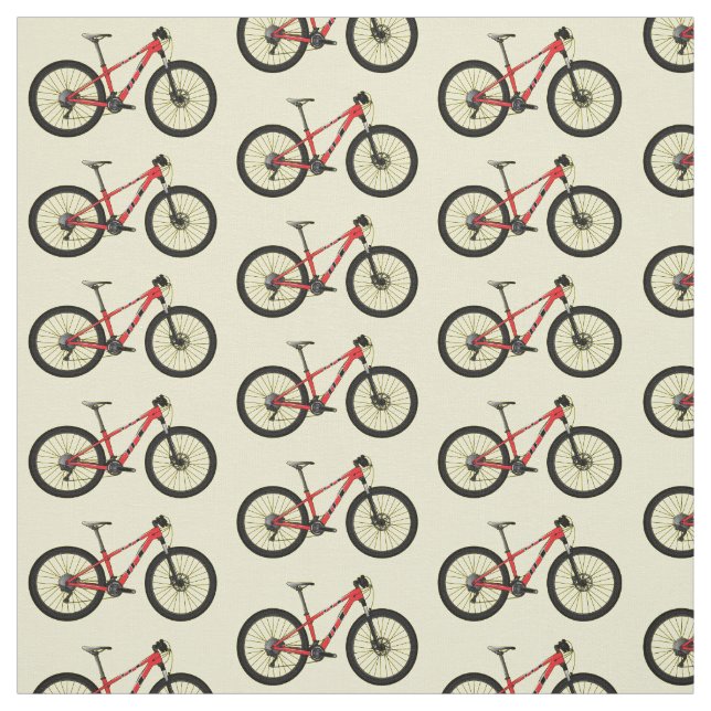 Tela Ilustracion personalizado de bicicletas (Retal)