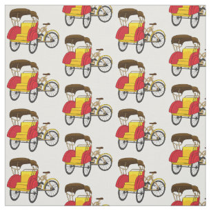 Tela Ilustracion personalizado de bicitaxi