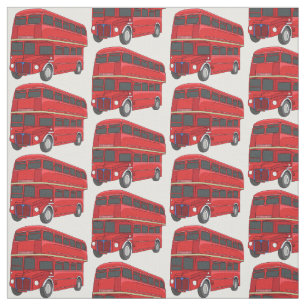Tela Ilustracion personalizado de bus de dos pisos