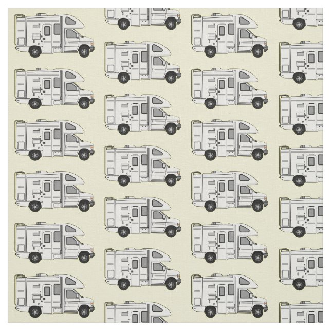 Tela Ilustracion personalizado de Campervan (Retal)