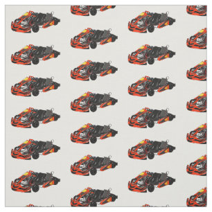 Tela Ilustracion personalizado de carreras de Kart