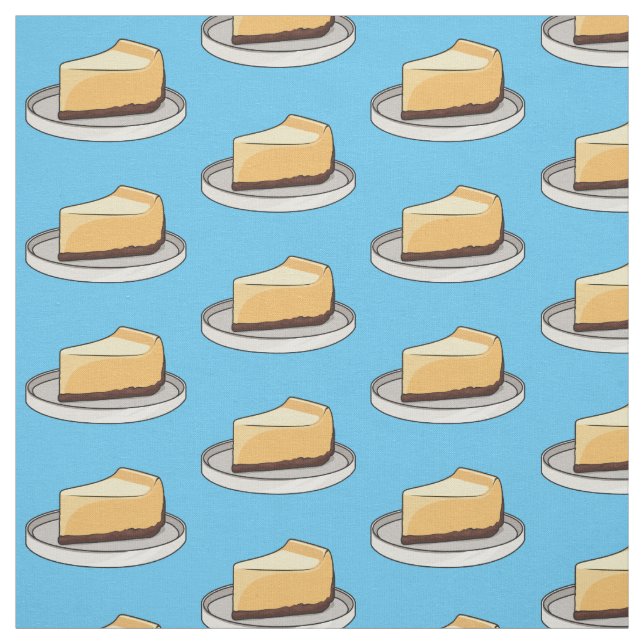 Tela Ilustracion personalizado de Cheesecake (Retal)