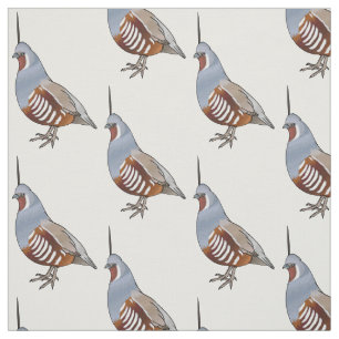 Tela Ilustracion personalizado de codorniz de montaña