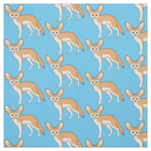 Tela Ilustracion personalizado de Fennec fox