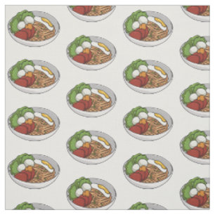 Tela Ilustracion personalizado de fideos