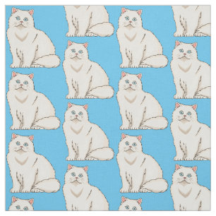 Tela Ilustracion personalizado de gato persa
