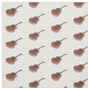 Tela Ilustracion personalizado de guitarra acústica