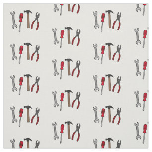 Tela Ilustracion personalizado de herramientas de carpi