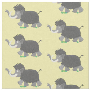 Tela Ilustracion personalizado de mamut torpe
