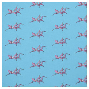 Tela Ilustracion personalizado de mantis orquídea