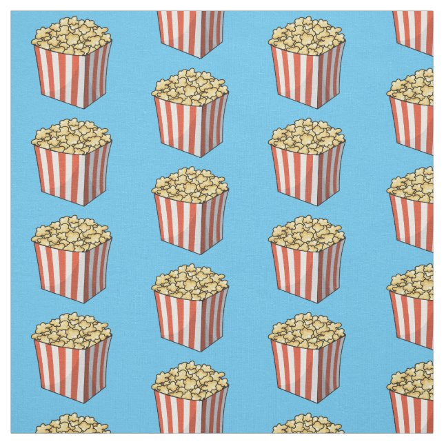 Tela Ilustracion personalizado de palomitas (Retal)