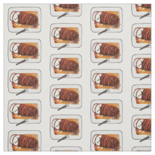 Tela Ilustracion personalizado de pavo asado