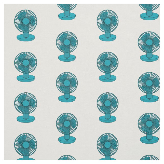 Tela Ilustracion personalizado de ventilador (Retal)