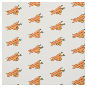 Tela Ilustracion personalizado de zanahoria