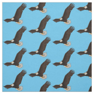Tela Ilustracion personalizado del águila calva