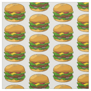 Tela Ilustracion personalizado Hamburger