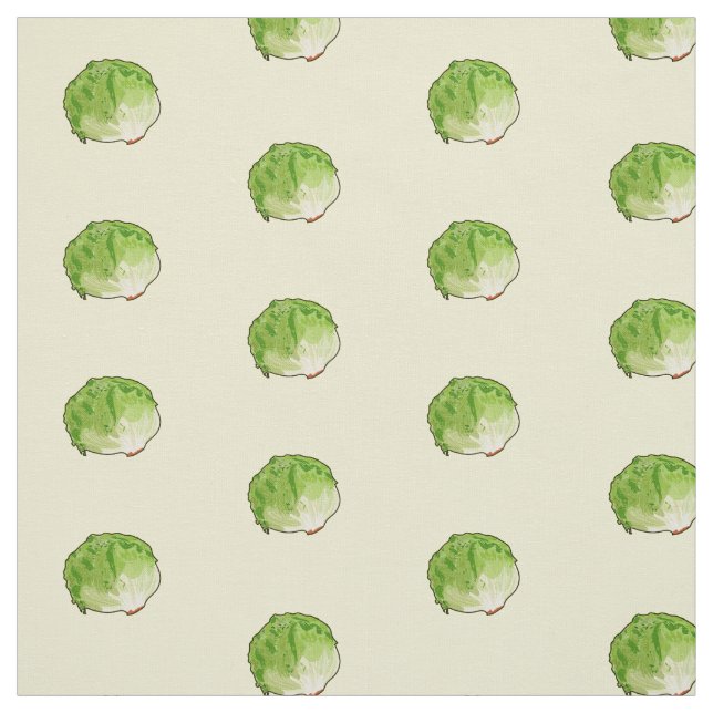 Tela Ilustracion personalizado Lettuce (Retal)