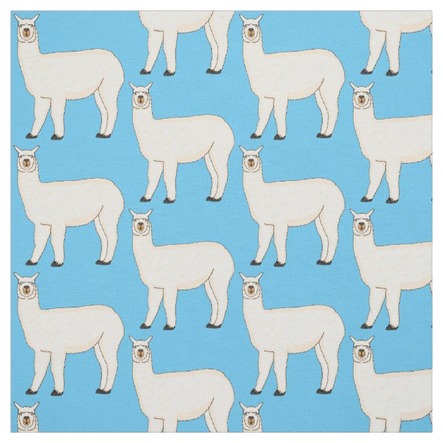Tela Ilustracion personalizado Llama (Retal)